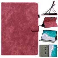 Leather Case for Samsung Galaxy Tab A11 A9 + 8.7 Plus S5e T720 Tablet Cover Tab A 10.1 T510 A8 X200 X115 10.5 A7 Lite 10.4 Case Tab A9 X110 X115 raudona