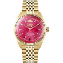 Vivienne Westwood VV251RRGD Sydenham Auksinio tono moteriškas laikrodis 39mm rožinė