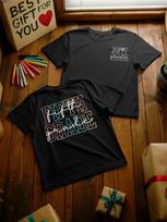 5th Grade Teacher T-ShirtDouble-Sided GraphicPink Cotton Crew Neck Tee with F Unisex T-Shirt XL
