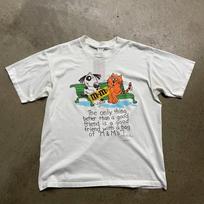 80s Vintage Cat n Dog Mamp;Ms Friends Cover TShirt Unisex Short Sleeve Shirt  Unisex T-Shirt S