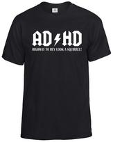 AD/HD Greitkelis Į Žiūrėk Voverę T-shirt Vyrams#039;s Juokingas ADHD ACDC ADSR Marškinėliai Viršus Unisex Marškinėliai Grafinis Marškinėlis XXXL