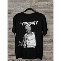 NEW Keith Flint The Prodigy Signature Black All Size Shirt S juoda