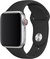 Dirželis Just Must, Liquid Silicone Apple Watch 42/44/45mm, juoda sp.