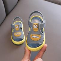 Summer Baby Infant Sandals First Walker Toddler Alphabet Walking Shoes Newborn Soft Base Beach Shoes 16 pilka