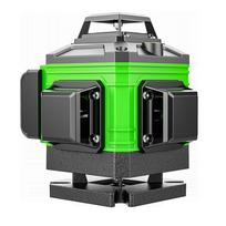 Model A Green Infrared Laser Level with 8/12/16 Lines and Floor/Wall Stickers for Cross-Border Use žalia