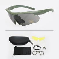 New Polarized Tactical Goggles 3 Lens Set Climbing Glasses Outdoor Sports Windproof Dustproof Safety Protective Glasses