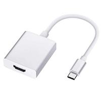 iLike HD2 USB-C Kištukas į HDMI 4K Mergaitės Garso ir Vaizdo Kabelio Adapterį 10cm - Konverteris Balta