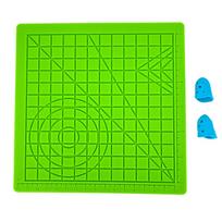 iLike S2 silikoninis padas (18x18cm), skirtas saugiai naudoti 3D spausdinimo rašiklį + 2 pirštų dangteliai žalia