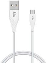 Universalus įkroviklis ir duomenų perdavimo kabelis iLike ICM01, USB 2.0/Micro USB, 100 cm, balta sp.