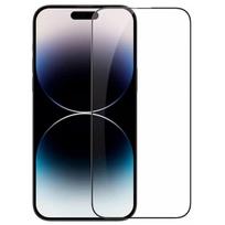 Evelatus viso dangčio 2.5D stiklas Apple iPhone 15 Pro Antistatiniai / Japonijos klijai Juodi