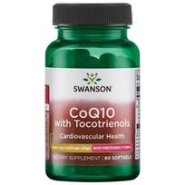 SWANSON CoQ10 100 mg su tokotrienolais 10 mg (60 kapsulių).