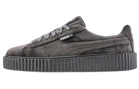 PUMA Creeper Velvet Rihanna Fenty Glacier Grey 364639-03 38.5 gray