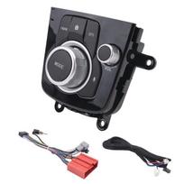 QQ-Car Console Control Switch Navigation Surface Frame Console Controllor Button For Mazda 3 Axela 2014-2019 BHN1-66-CM0C