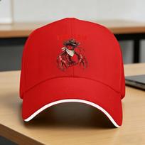 Lobster Cowboy Trendy Yee Claw Funny Lobster Casual Baseball Cap Summer  Trucker Hat Sun Visor Running Hippie Snapback Cap One Size
