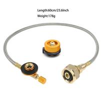 Outdoor Camping Gas Stove Propane Refill Adapter Cylinder Convertor Filling Tank Coupler Accessories