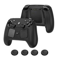 Shockproof Console Protective Cover Silicone Handle Controller Shell for Steam Controller 2 rožinė