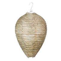 1-6PCS Wasp Nest Decoy Hornets Deterrents Non-Toxic Fake Nest Bee Decoy Beehive Lanterns Hanging Patio Garden Repellent Trap