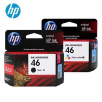 HP 46 Originalus juodas + spalvotas rašalo kasetės rinkinys