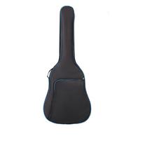 Double Shoulders Bass Carry Case 39/41 Inch Guitar Case Classic Guitar Bag Backpack  Mandolin 41in blue edge