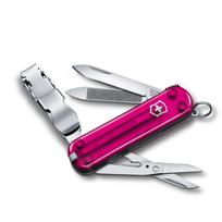 VICTORINOX Nail Clip 580 Pink Nail Curved Nail Nail 8 Emergency Stainless Compact - Clipper, Blade, Scissors, Cleaner, File, Functions, Supplies,