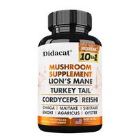 Liūto karvelio maisto papildas, su kalakutės uodega, reishi, 120 kapsulių buteliuke 120 Capsules