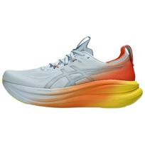 ASICS GEL NIMBUS 28 Breathable Running Shoes Men's Blue Yellow Orange 1011C221-400 42