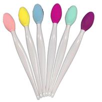Portable Clean Pores Beauty Nose Brush Soft Fur Manual Nasal Brush Silicone Facial Brush