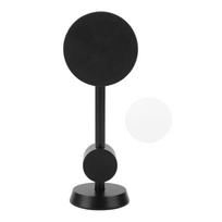 Magnetinis diskas ekrano stovas Magnetinis kavos filtro laikiklis Laikiklis Italijos kavos aparato priedas Aliuminio lydinys juoda