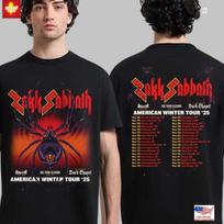2Sided Zakk Sabbath American Winter Tour 2025 TShirt Heavy Metal Band Tee Unisex T-Shirt XXL