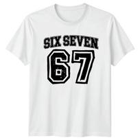 6 7 Six Seven Meme Funny Gift Gen Alpha Slang Adults Top TShirt Tee Xmas Unisex T-Shirt M