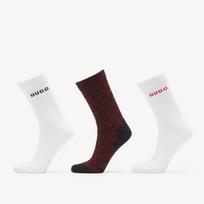 Hugo Boss 3-Pack Qs Logo Aop Cc Multicolor - Dydis 39-42 (50564819-960 Kojinės)