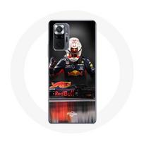 Dėklas Xiaomi Redmi Note 10 Pro „Formulė 1“ Maxas Verstappenas F1 lenktynininkas Red Bull RB15