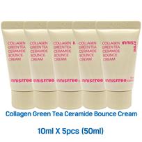 4 vnt./40 ml_[INNISFREE] Kolageno žaliosios arbatos keramido atšokimo kremas 10 ml (Pavyzdys) 10ml X 5pcs (50ml) Tube type