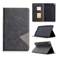 Dėklas Samsung Galaxy Tab A 8.0 colių (2019 m. leidimas)(SM-T290/T295) Verslo Premium PU Odos Folio Dėklas su Keliais Žiūrėjimo Kampais Kortelių Kišenė SM-T290/T295 juoda