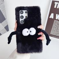 3D Holding Hands Plush Phone Case For Samsung Galaxy S20 S21 S22 S23 S24 Ultra Plus Drop Protective Cover For Galaxy S21 Plus
