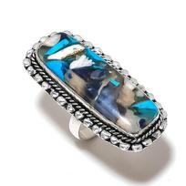 Spiny Oyster Handmade 925 Sterling Silver Jewelry Ring Size 8 P8M20
