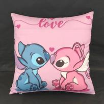 Mielas Disney Lilo&Stitch Pagalvės užvalkalas Animacinis Anime Figūrėlė Angelas Sofos Pagalvėlė Namų Miegamojo Dekoras Kawaii Gimtadienio Dovana A,(7) 30x30cm gray