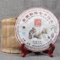 Yunnan Menghai Qizi Cake Tea Collection 2017 Ripe Puer Shu Puer Tea 357g 357g