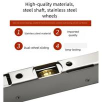 Window Accessories Sliding Door Roller Low Friction Secure Mounting Mechanism Heavy Duty Window Hardware Accessories China Mainland