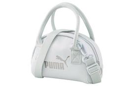 PUMA Artificial Leather Shoulder Bag, Crossbody Bag, Handbag Regular Women's Gray 079479-02 white