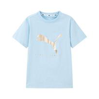 PUMA AthleticSportstyle T Shirt Ice Blue 353225117204-80901 110