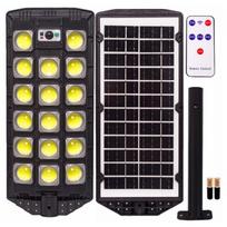 LED lęšinis lauko šviestuvas su saulės baterija ir judesio davikliu 1000W