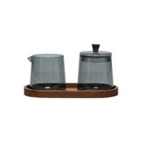 S|P Collection Luma Grey pieno ąsotėlis ir cukrinė, 230 ml