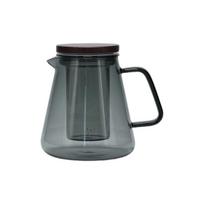 S|P Collection Luma Grey arbatinukas su stikliniu sieteliu ir dangteliu, 930 ml