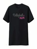 Volleyball Mom Lover T Shirt Fan Game Day SporT Vintage Washed Versatile Soft Unisex Homme Graphic Stretched S įvairiaspalvis