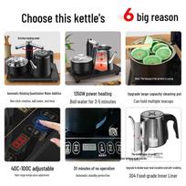 Ronshen 0.8L Smart Electric Kettle with Auto Water Refill and Keep Warm CN plug (adapter included)