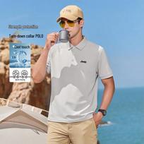 Jeep Men's Relaxed Fit Cooling Polo Shirt with 7A Antibacterial Technology 2XL
