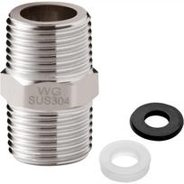 Fitting 304 Stainless Steel Shower Hose Extension Extra Long 1/2 to 1/2 Shower Hose Extender Hose Connector dangaus mėlyna spalva