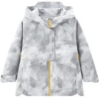 MiniPeace Boy's Hooded Gradient Windbreaker Jacket 110