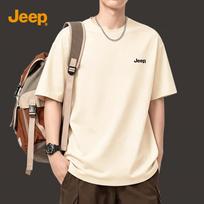 JEEP Men's Breathable Cotton Crew Neck T-Shirt S